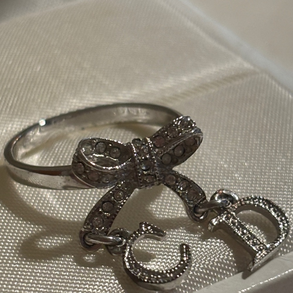 Authentic Dior Silver Ring with COA - Picture 6 of 10